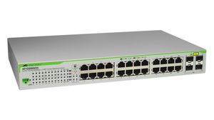 Ethernet Switch, RJ45 Ports 20, SFP Ports 4, 1Gbps, Managed